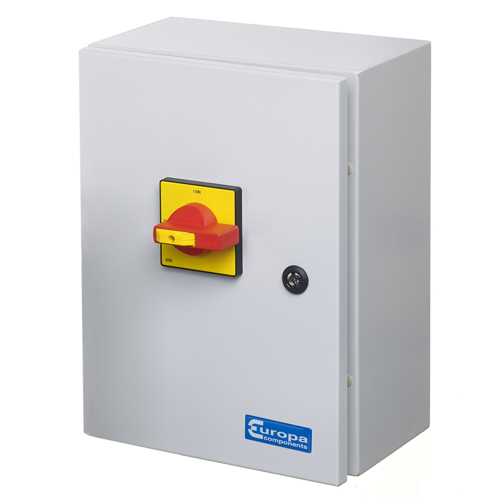 IP65 Steel Enclosed Switch-Disconnectors | 6 Pole, 63A | Europa