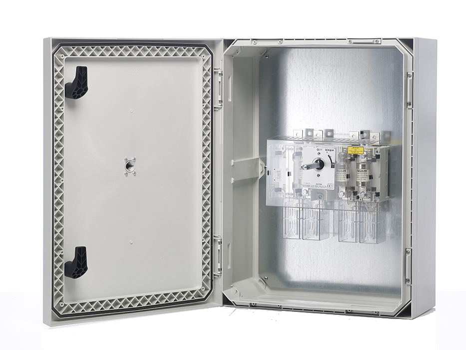 IP66 GRPC Enclosed BS88 Switch Fuse 3 Pole + Neutral Link, 200A (AC