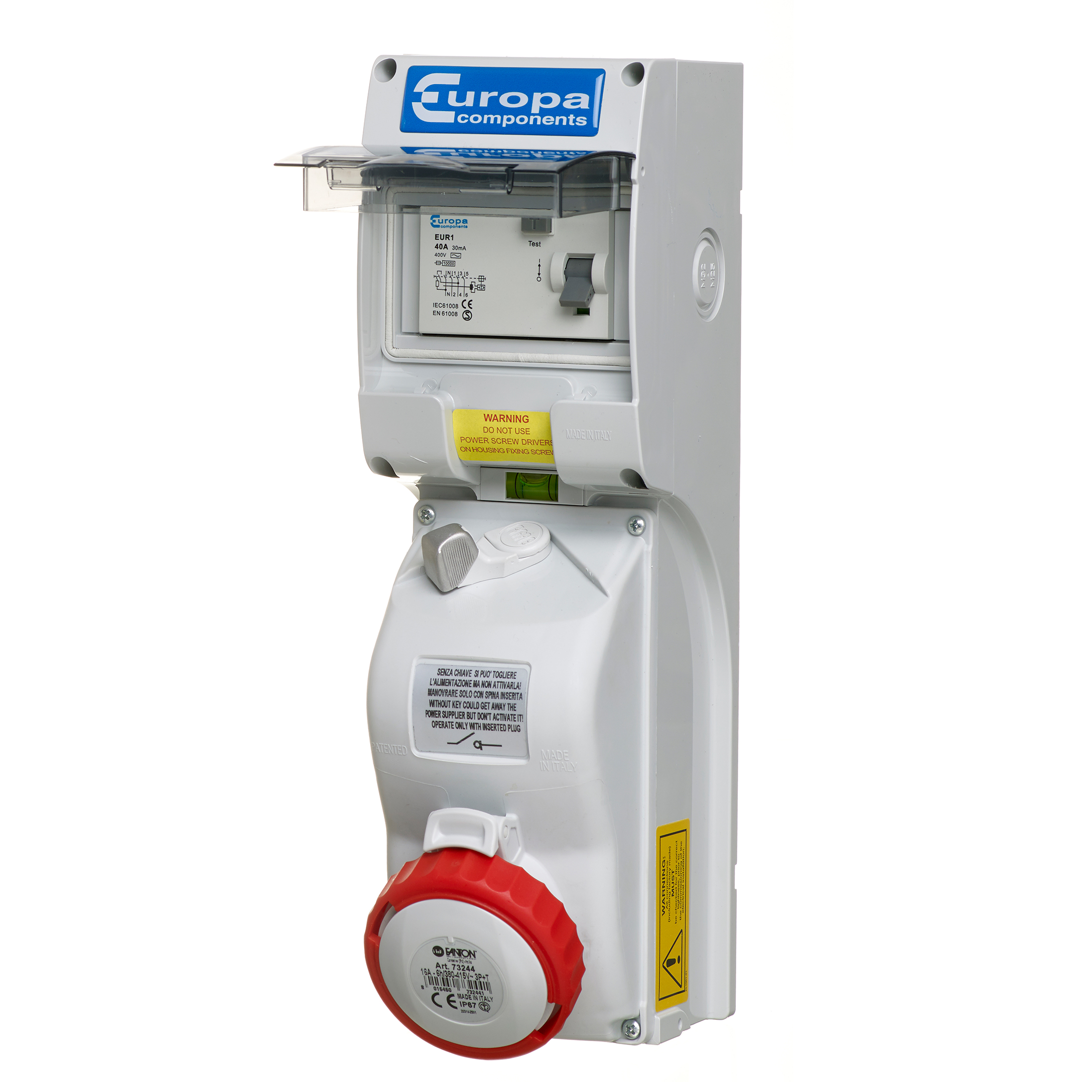 RS PRO 13A, BS Fixing, Passive, 2 Gang RCD Socket, Flush Mount , Switched, 230 V