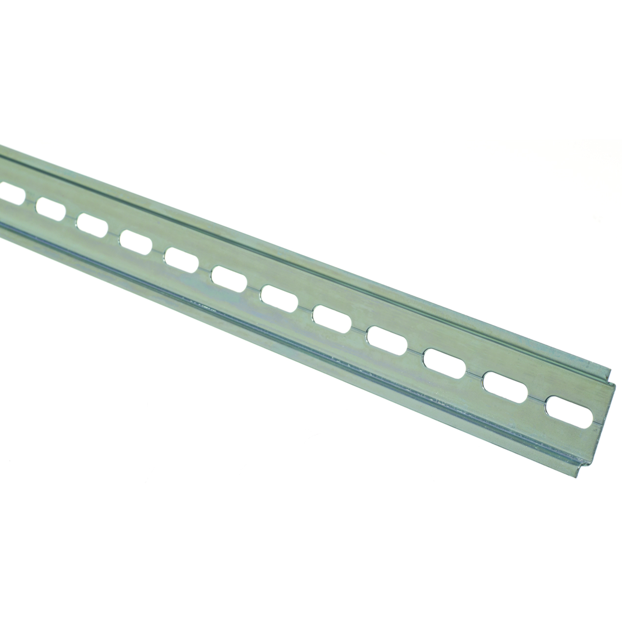 Slotted Top Hat Din Rail 35mm x 7.5mm, 1 metre Europa