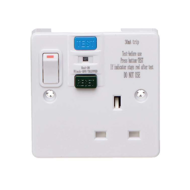 IP55 Socket Enclosure with 13A RCD Type A Socket